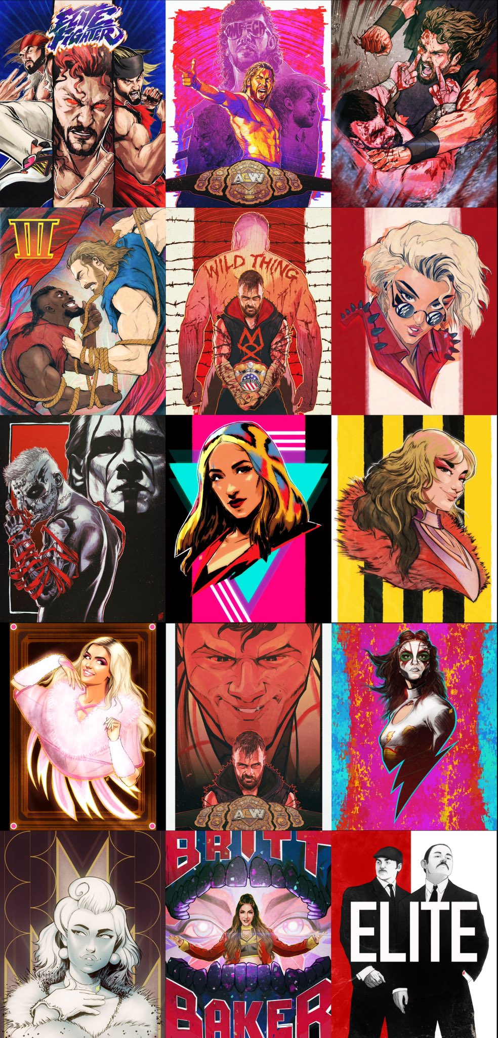 Aew Pro wrestling by Darkdoku1973 on DeviantArt