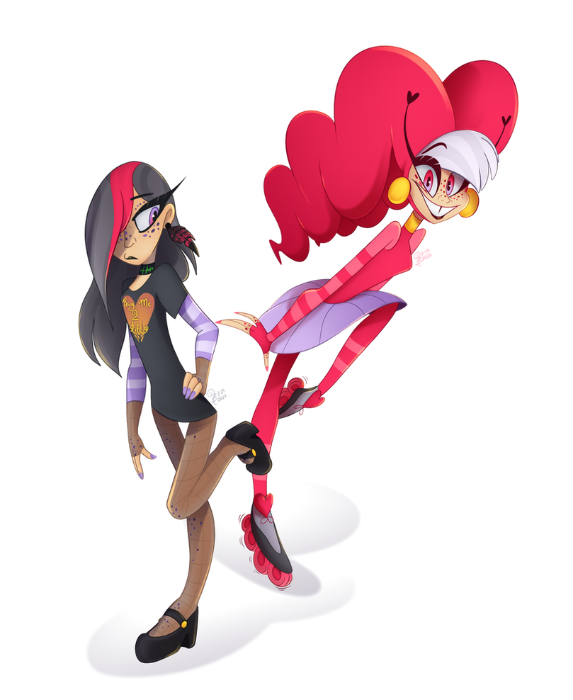 Emily and Valerie by Electrobean on DeviantArt