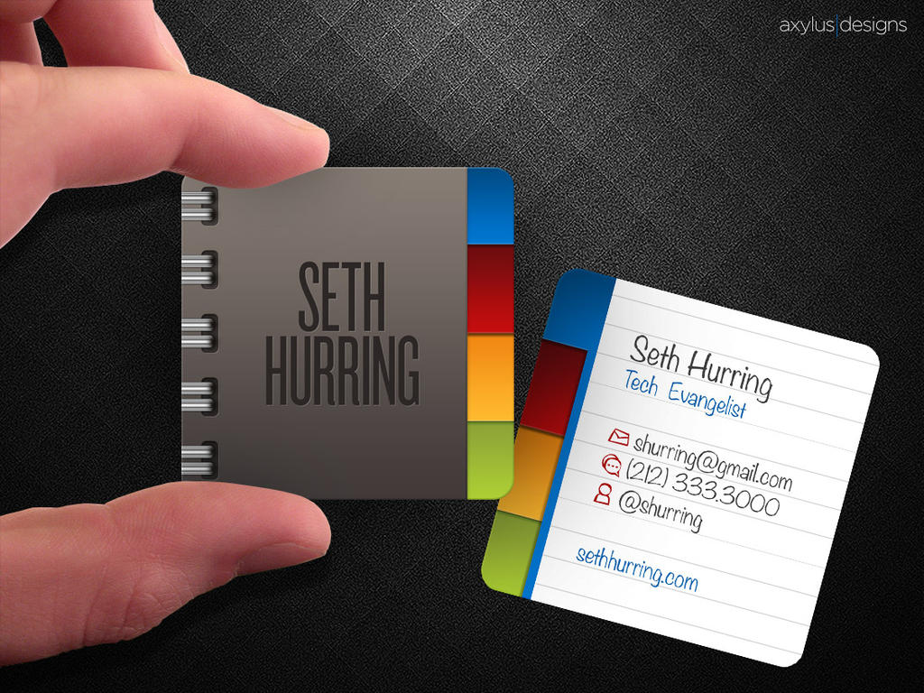 Visit Card Notebook Notebook Visiting Card Design at Alexis Stanford blog