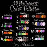 Halloween Color Pallet! FREE TO USE