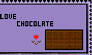 I Love Chocolate Stamp