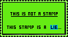 This Is Not A Stamp