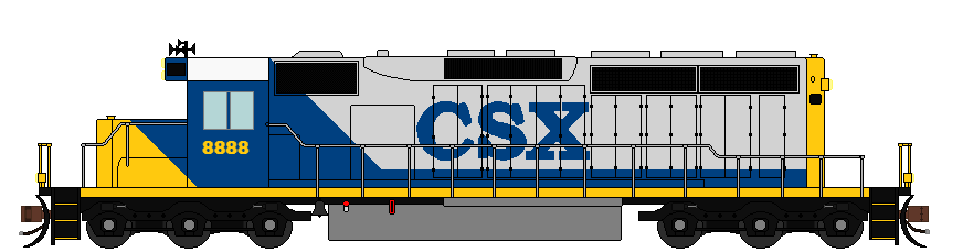 Csx 8888 With A Hybrid Yn2 Yn3 Paint by dalekfan674 on DeviantArt
