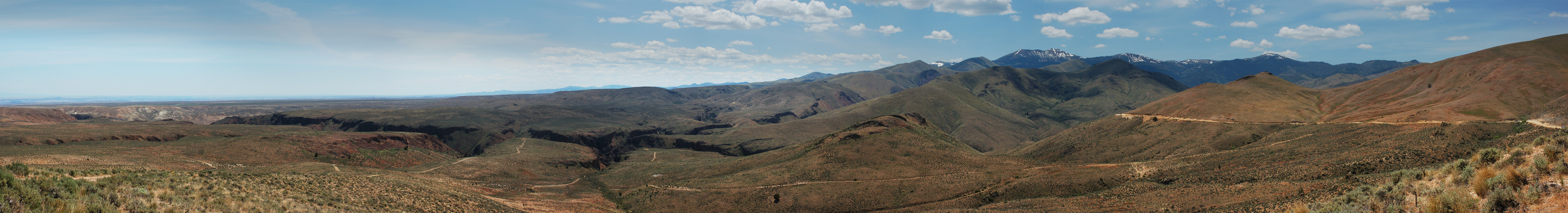 Sinker Creek Canyon and Owyhee Mountains