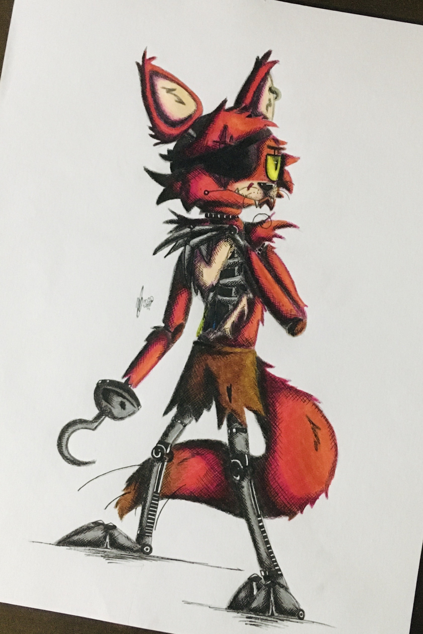 Fixed Withered Foxy The Pirate Fox Reference Sheet by Tooflless on  DeviantArt