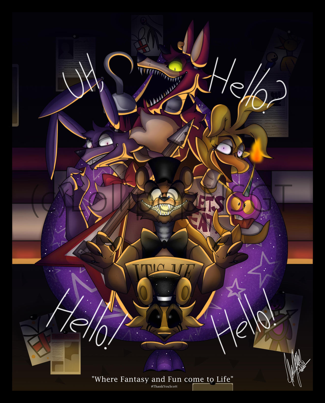 Welcome Back to Another Night ~ Freddy Fazbear by