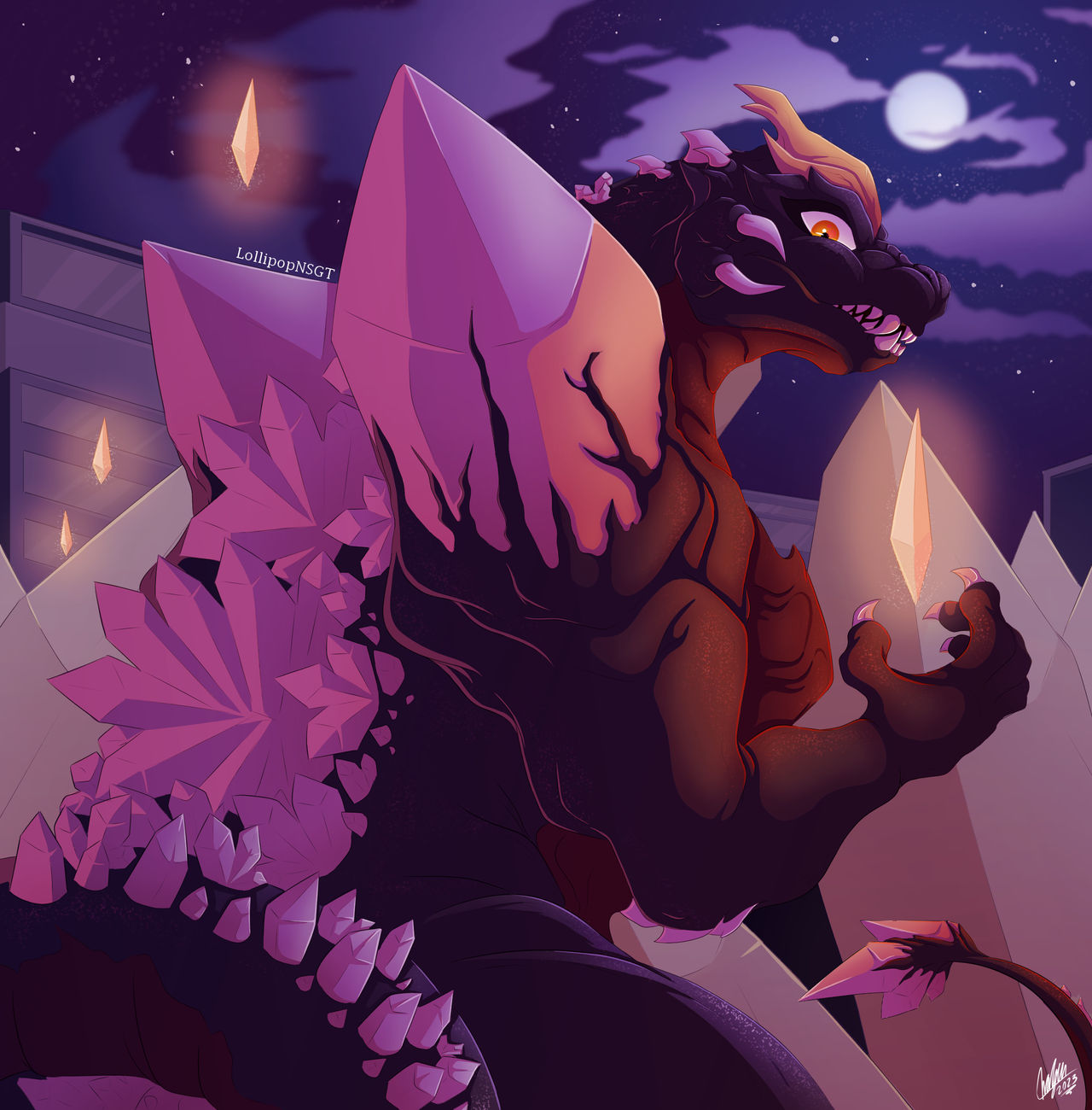 Shin Spacgodzilla SpaceGodzilla by LollipopNSGT on DeviantArt