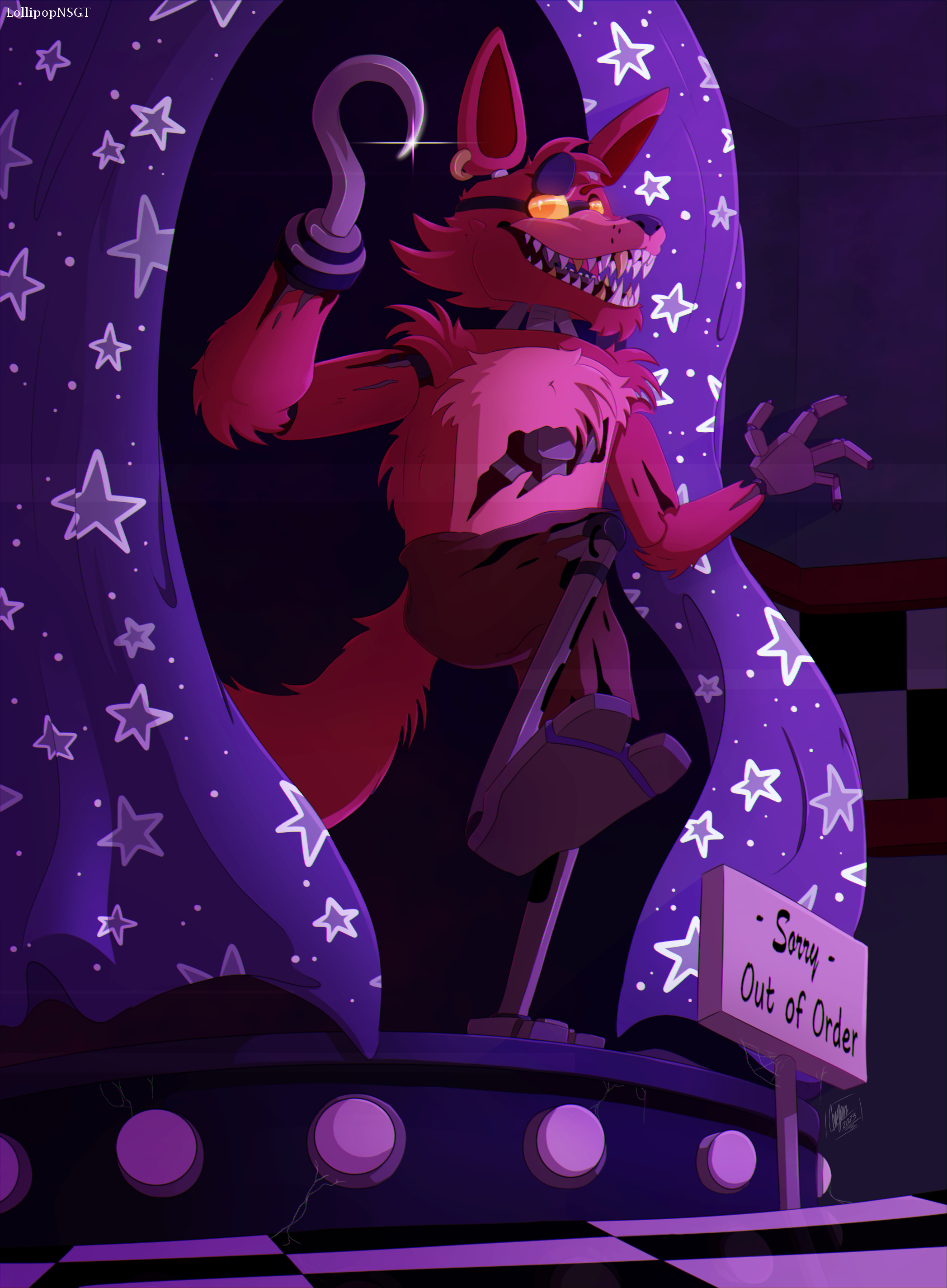 5 nights at freddy s Foxy by FoxyPirateCove on DeviantArt