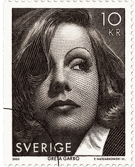 Stamp-Greta Garbo