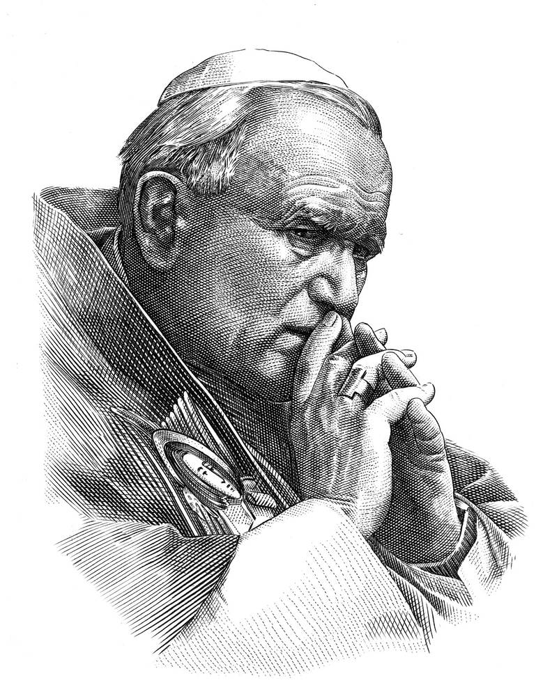 Engraving - the Pope by Piotr-Naszarkowski on DeviantArt