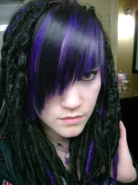 Purple Bangs By Cupcakemonstercrafts On Deviantart