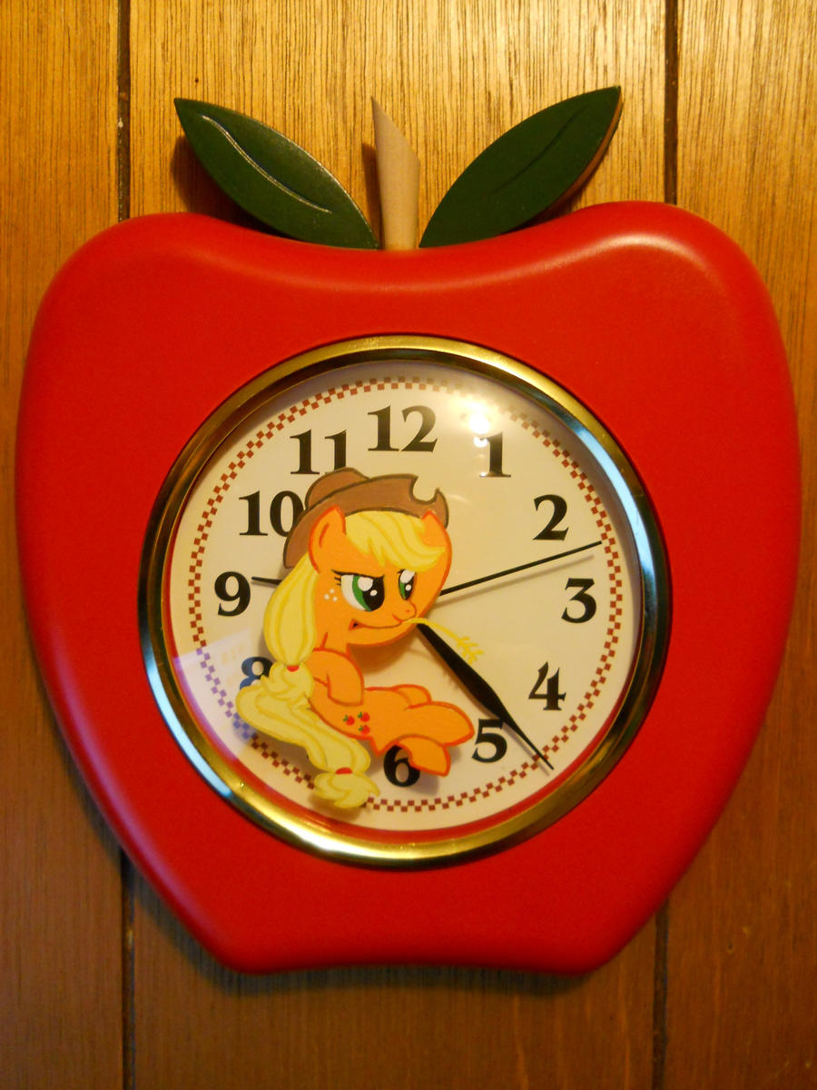 Custom Applejack Clock