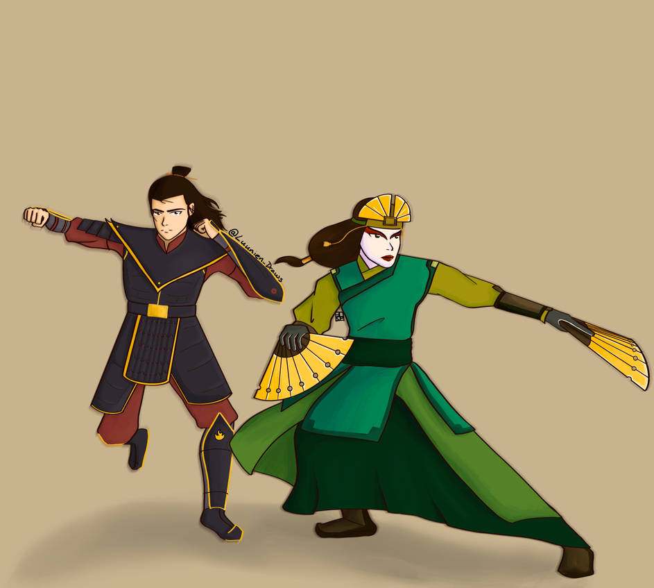 Rangi and Kyoshi by luunien on DeviantArt
