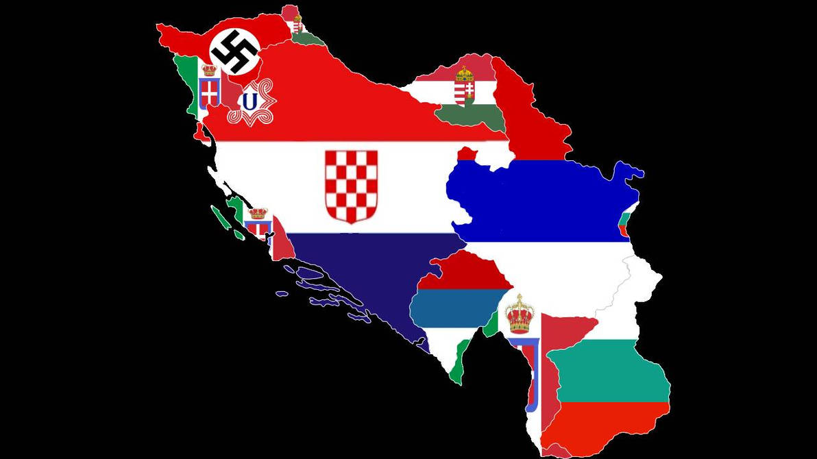 First Partition Flag Map The axis' partition of Yugoslavia,1941 by despicalbe on DeviantArt