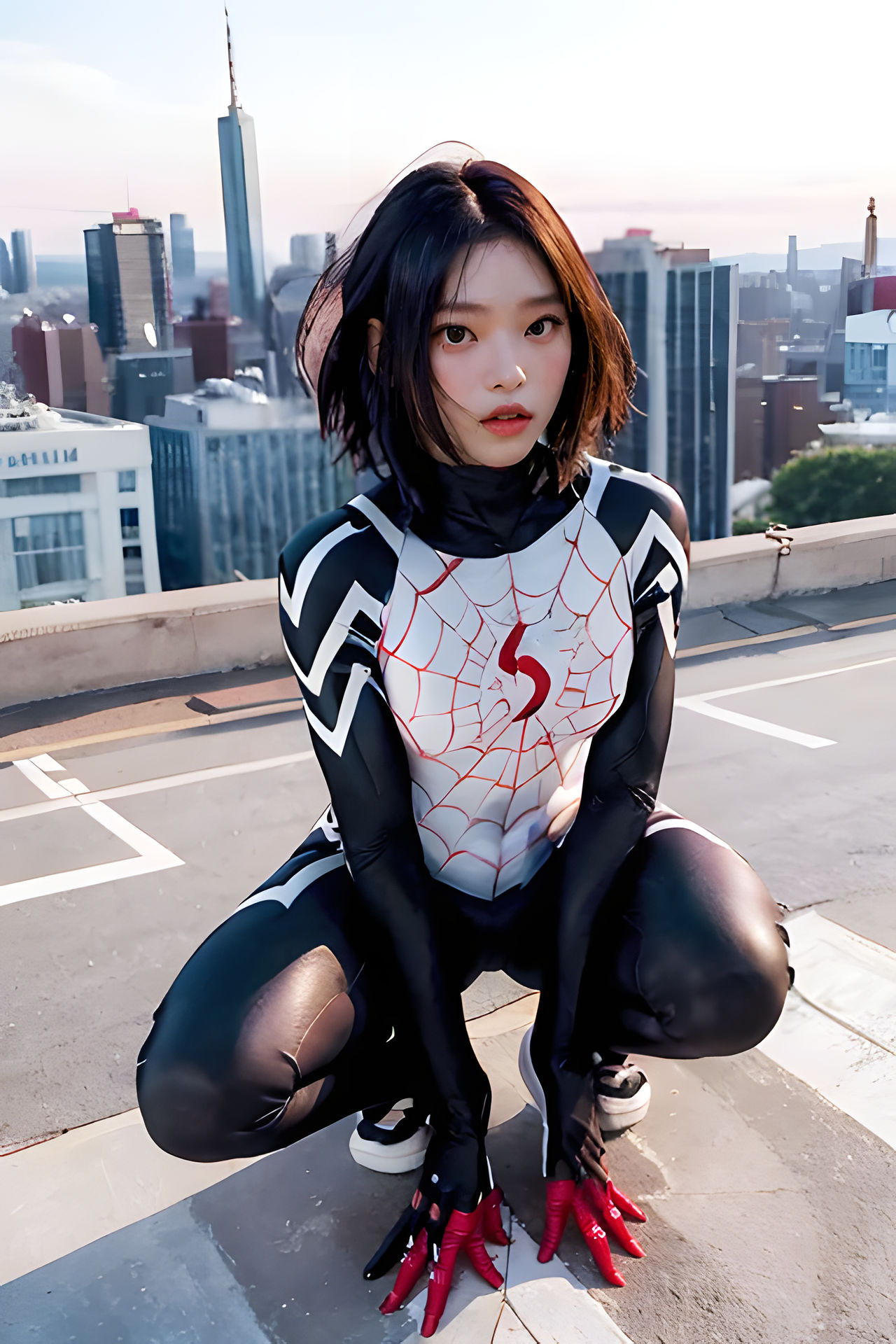 Haerin as Marvel's Silk by CosplayCelebs on DeviantArt