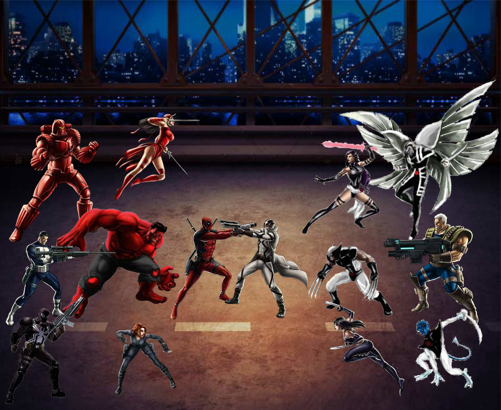 Thunderbolts Vs X Force New Background N Full Team By Drawerofdragons On Deviantart Thunderbolts Vs X Force New Background N Full Team By Drawerofdragons On Deviantart