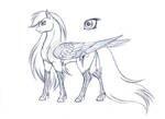 Rainbow Dash (Pegasus Concept Sketch) by SilverWolf866