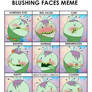 Blushing Faces Meme - Skrawl