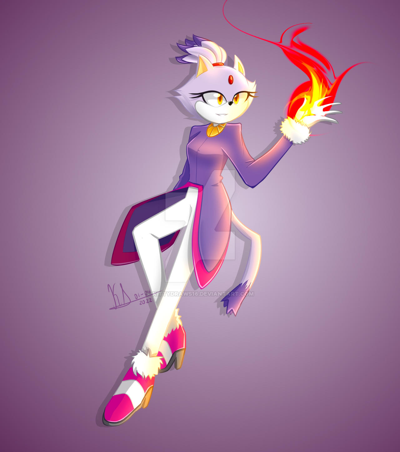 Blaze Keyed Deviantart Blaze Fanart by KittyDraws16 on DeviantArt