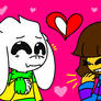 Frisk x Asriel