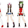 Five Pokemon Girls changed clothes (Like it!)