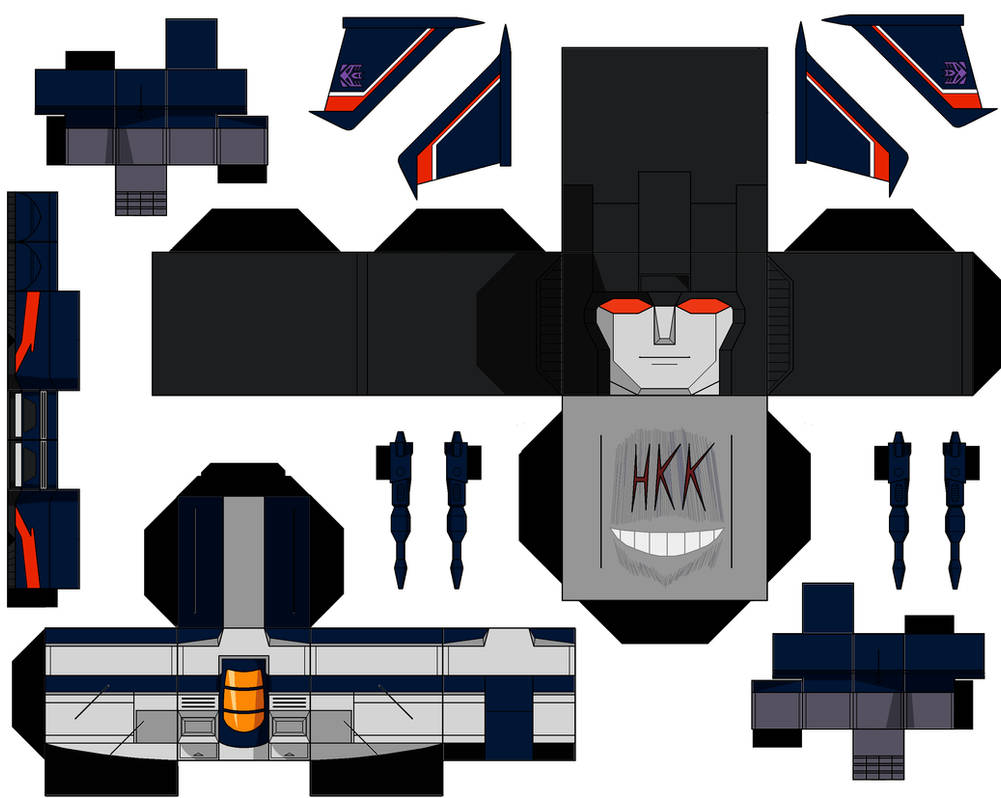 Andross Papercraft Seeker 4 by hollowkingking on DeviantArt