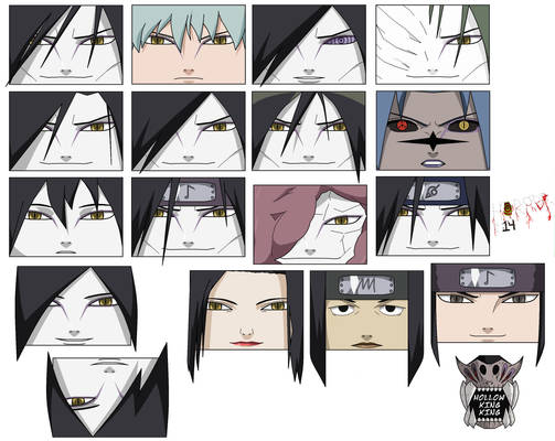 Orochimaru faces