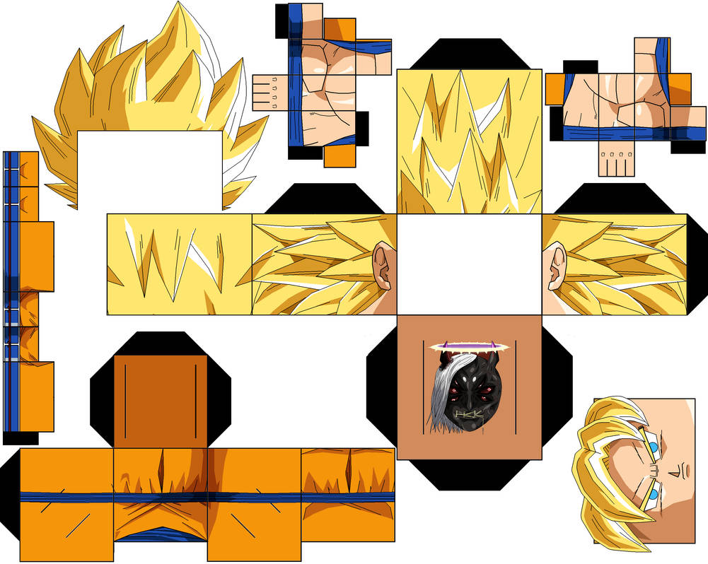 Goku ssj DBZ Manga Colors by hollowkingking on DeviantArt