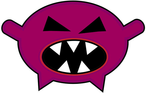 Pac Man Rage Deviantart Angry Pac Man by UltraVioletxo on DeviantArt