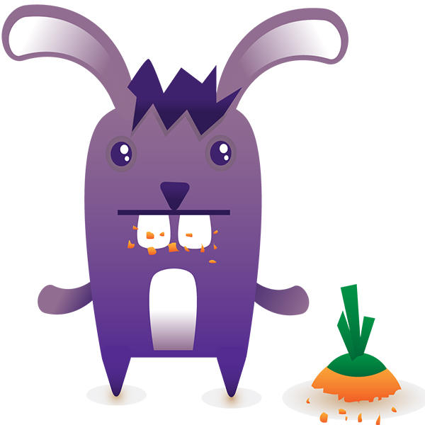 Hungry Rabbit by UltraVioletxo on DeviantArt