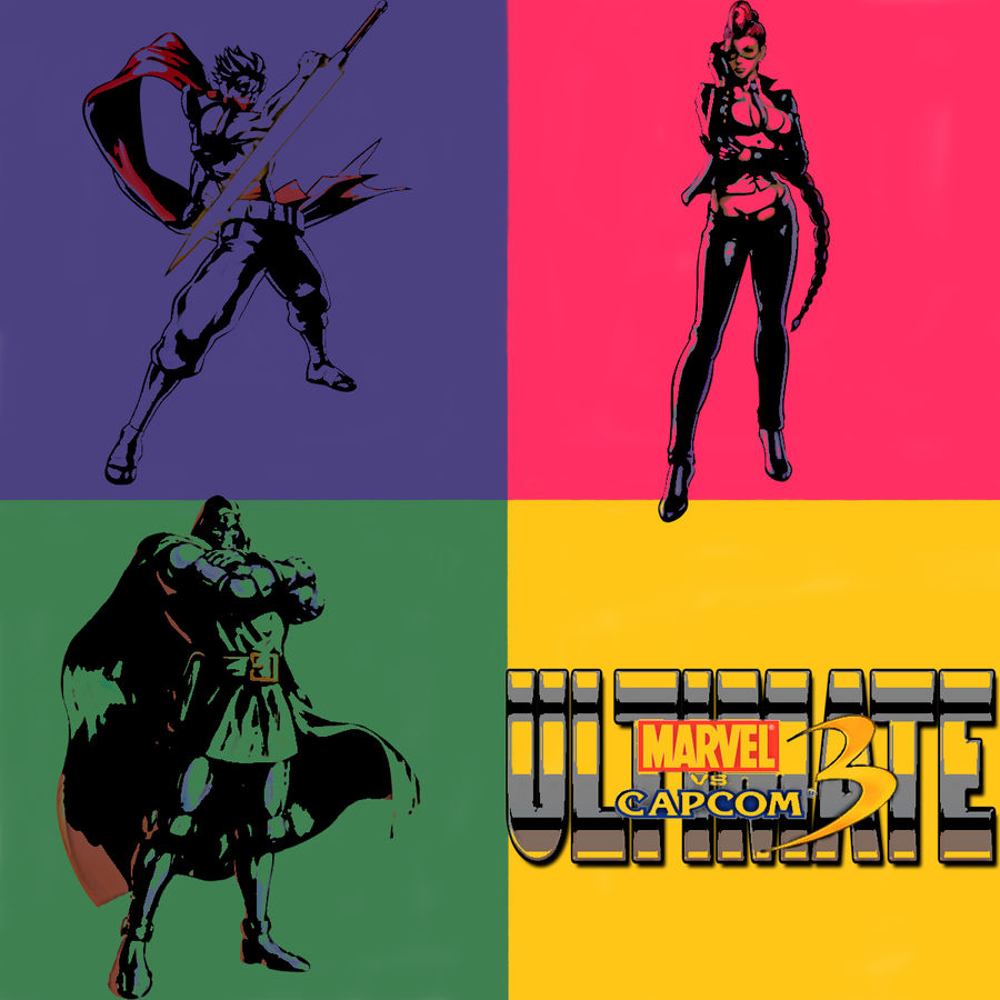 My Ultimate Marvel vs Capcom 3 Team Pop Art