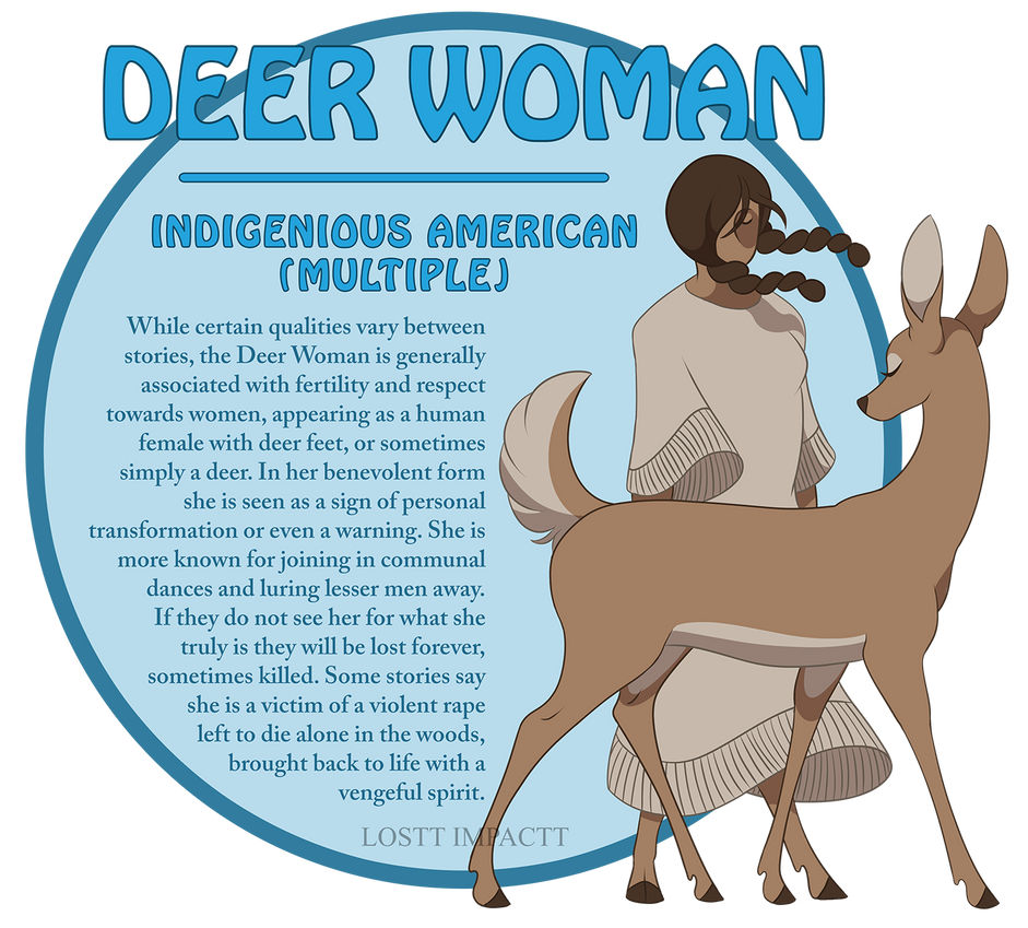 Mythological Deer Deer Woman By Losttimpactt On DeviantArt mythological-deer-deer-woman-by-losttimpactt-on-deviantart