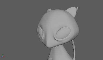 2nd maya modeling test - ITS MEWWWW