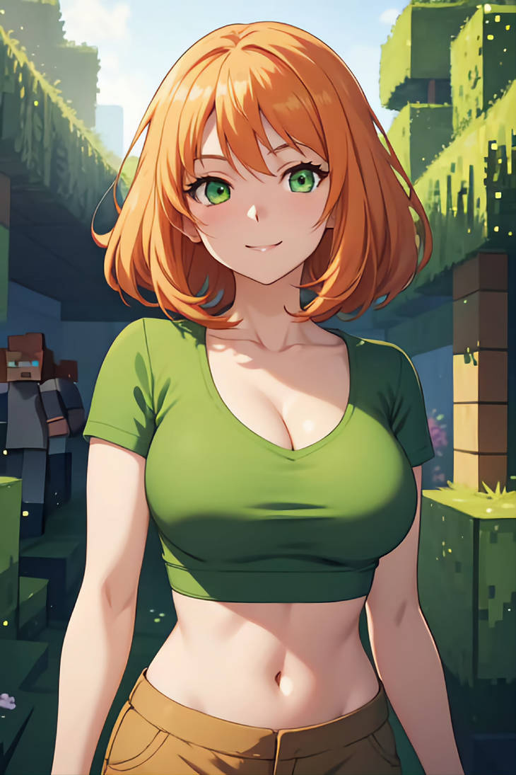 Minecraft Alex Transformation Alex (Minecraft) 6 by AIMANIAC on DeviantArt