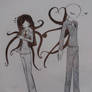 Slenderman and Slenderwoman