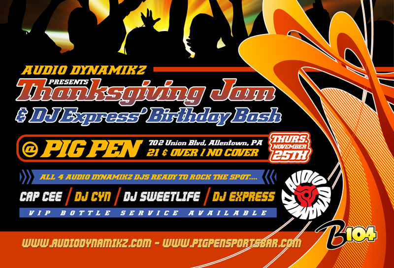 Thanksgiving Jam Flyer