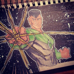 DC 52 Weekly Sketch 15  John Stewart Green Lantern