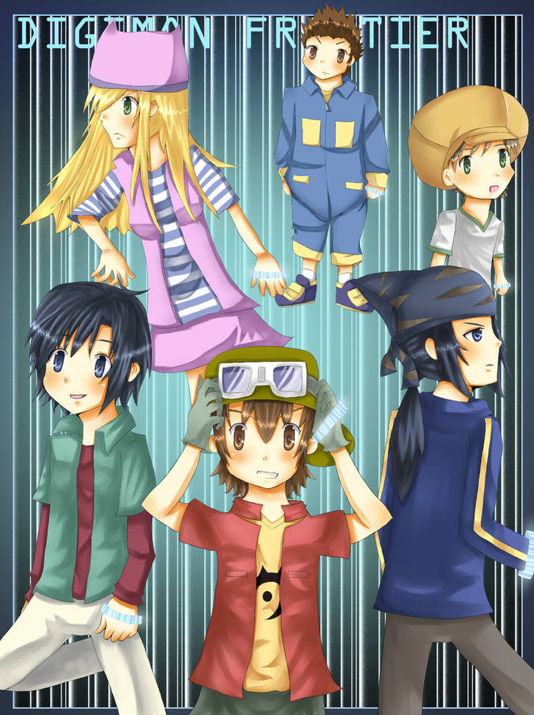 Power Rangers Digimon Frontier Deviantart Digimon Frontier Team by Whitewolfgirl on DeviantArt