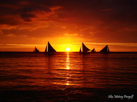 The Sunset of Boracay
