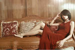 in red by maleica