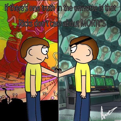 The mirror rick and morty by eclipsebud on DeviantArt