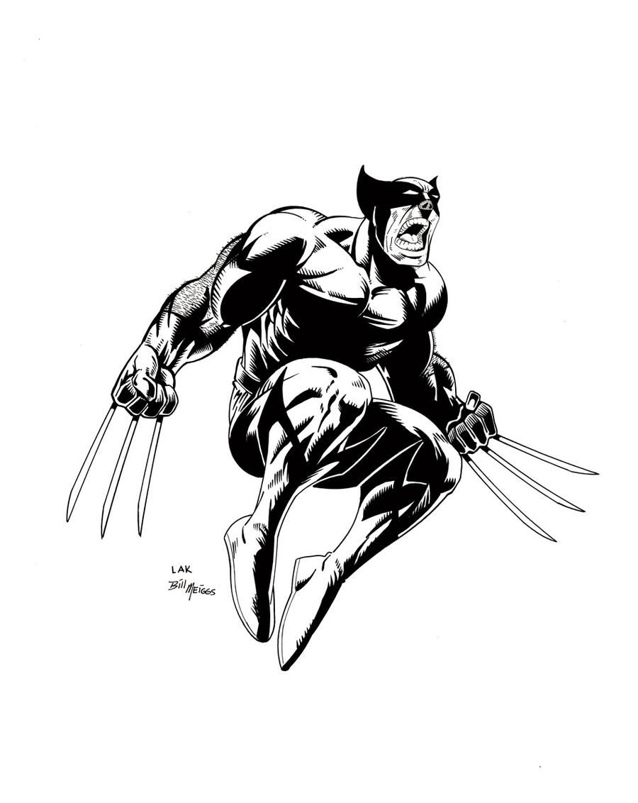 Wolverine in the air