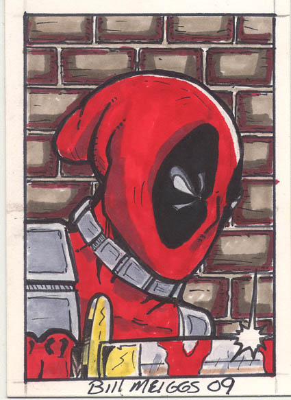 Dead Pool sketchcard