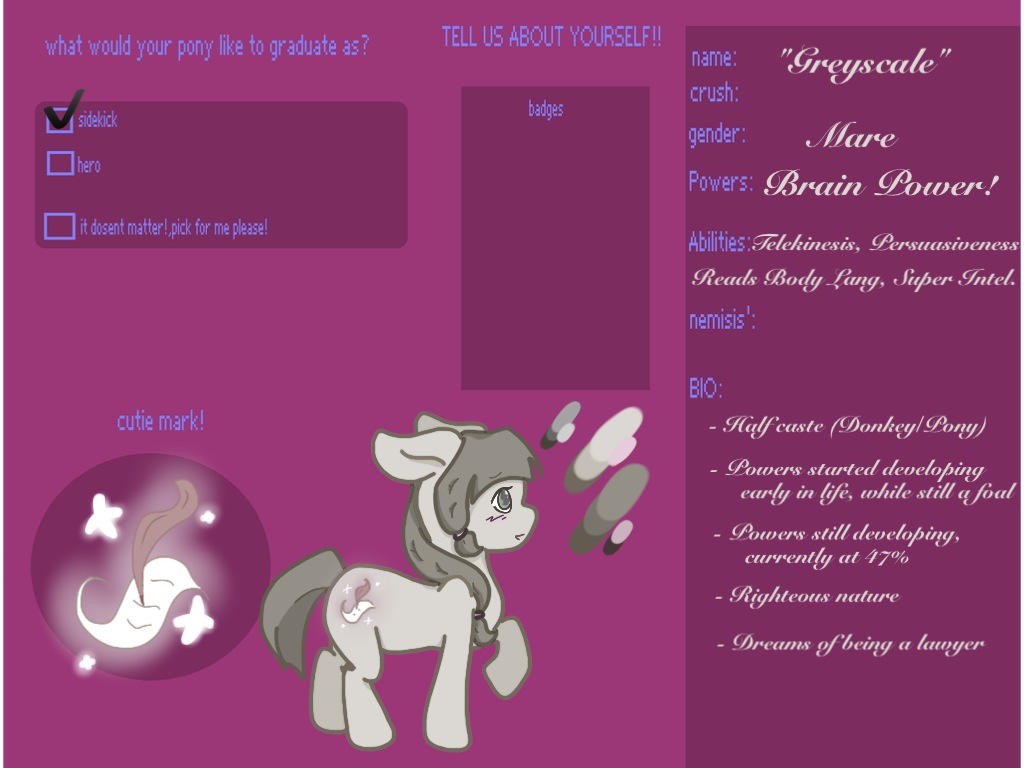 Mini Code Scan Equestria Equestria-Heroes Application by BeetleJuice-AikkaFan on DeviantArt