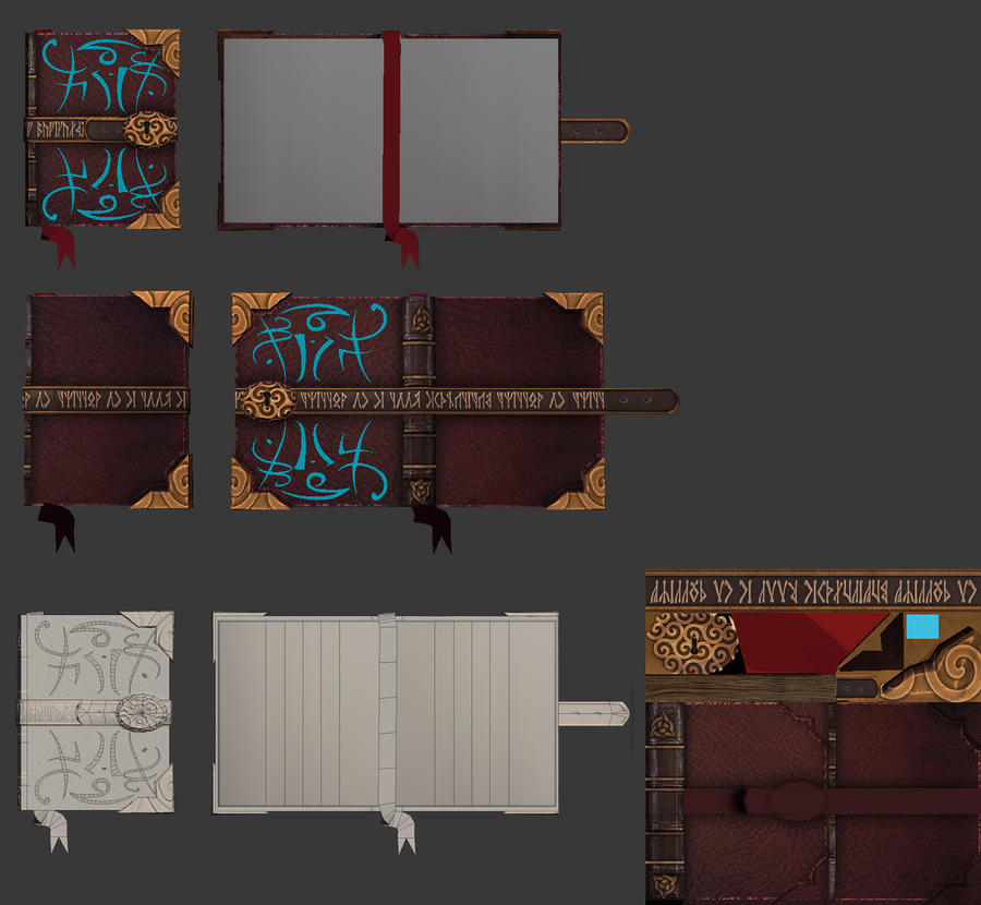 Oh just a spellbook by xaldan on DeviantArt