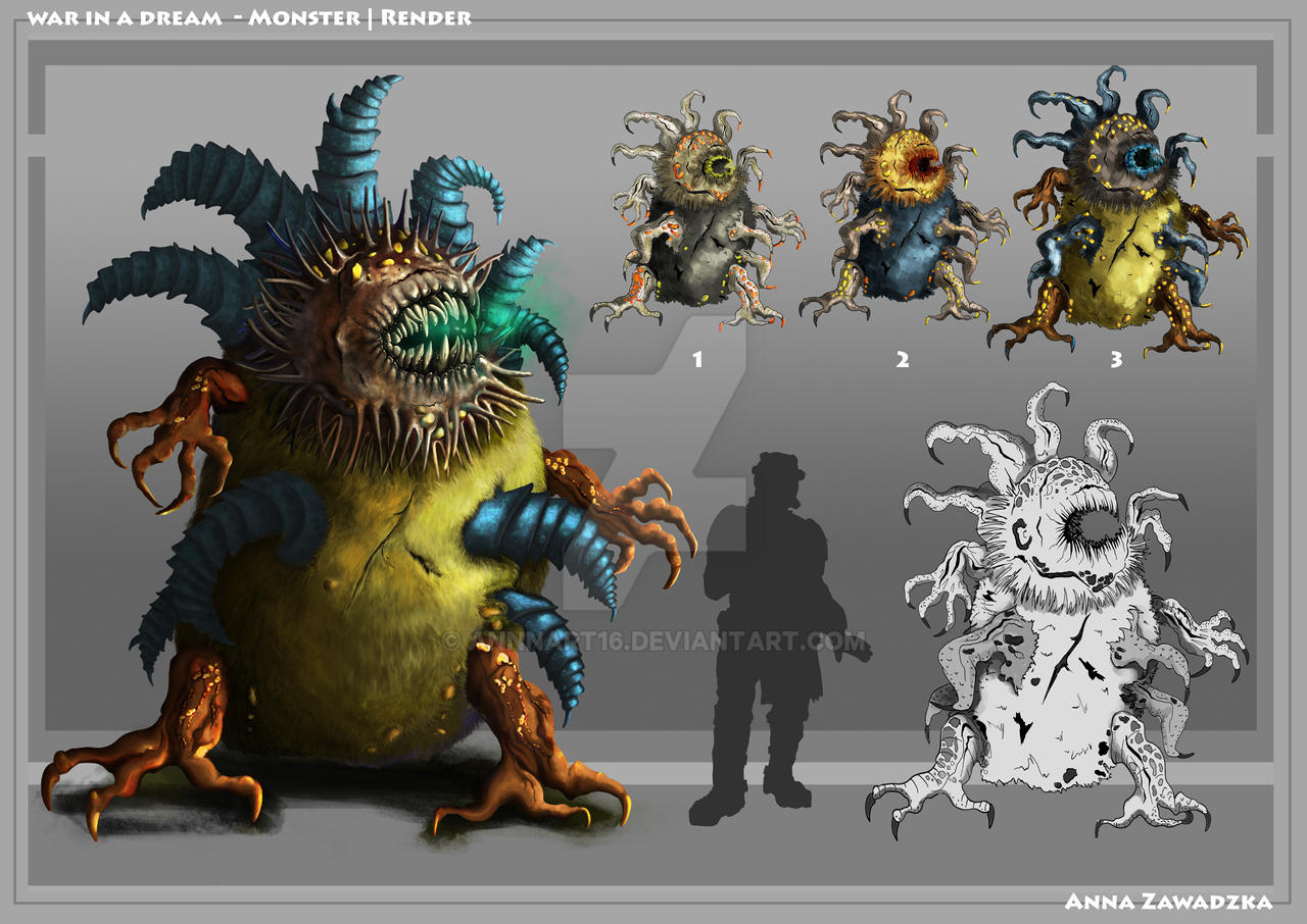 Monster - Digger - Render by annnart16 on DeviantArt