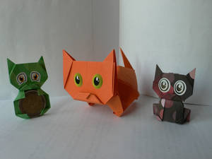 Origami : Cats