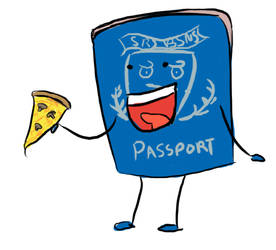 Pizza-Eating Passport