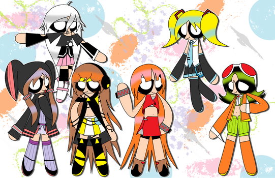 PowerPuff x Vocaloid by GabiChanAkatsuki