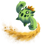 Cacnea - Sand Attack by KelpGull